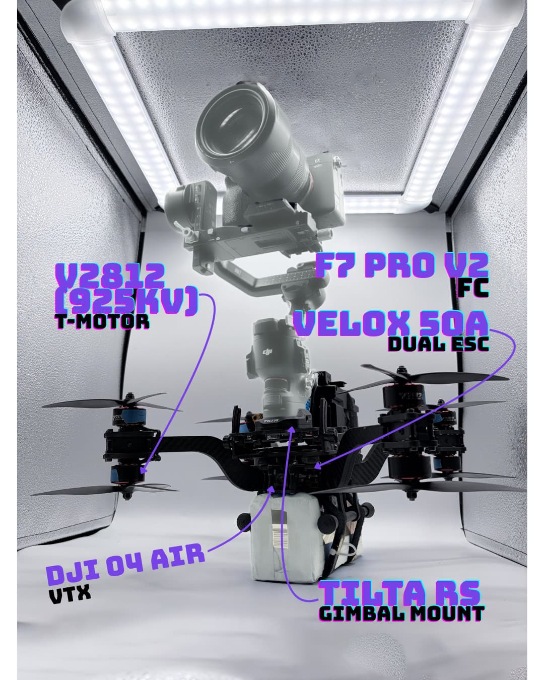 X8 Cine-Lifter top view